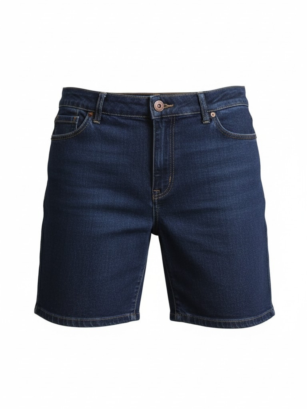 Calvin Klein Women's Dark Blue High Waist Denim Shorts